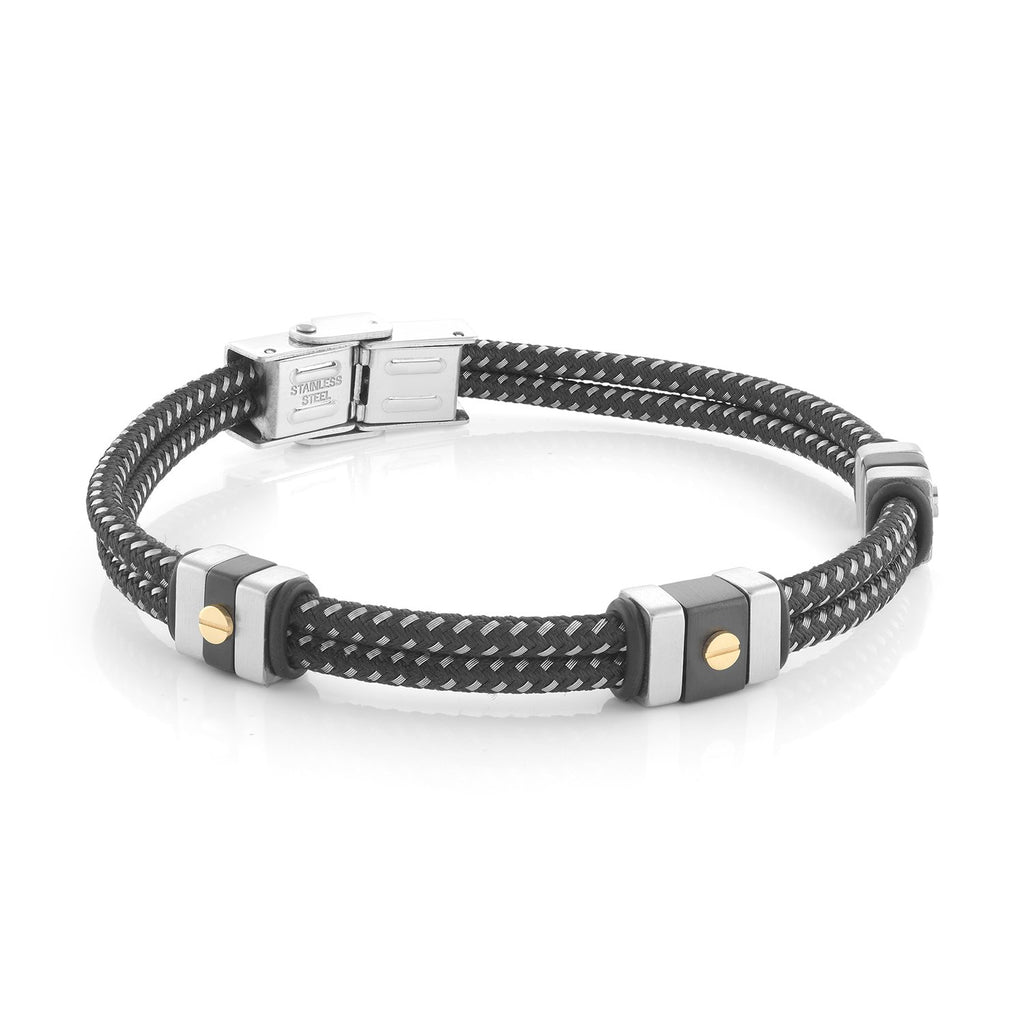 Mixed Bracelet - Gold/Black