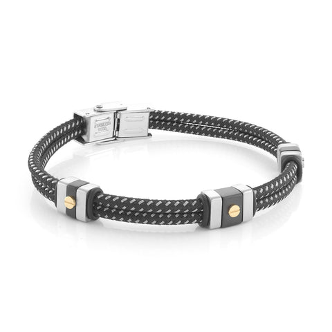 Mixed Bracelet - Gold/Black