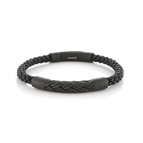 Chevron Design Bracelet - Black