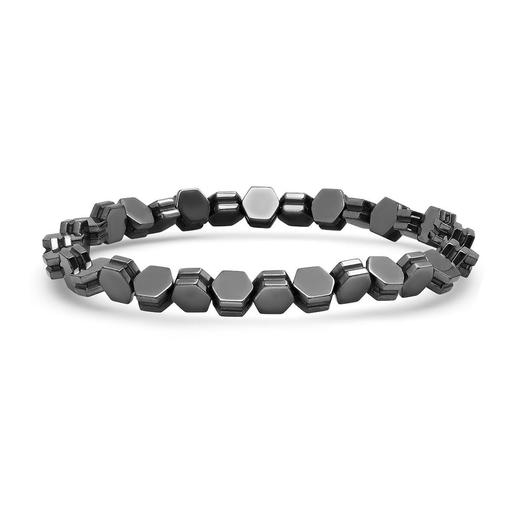 Beaded Bracelet - Gray